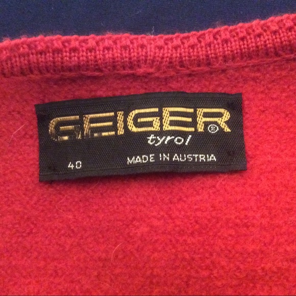 Vintage Geiger Austria women’s Cropped Wool Jacket size 40 made in Austria - Picture 8 of 12
